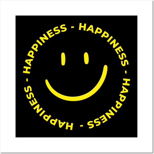 HAPPINESS Wall Art by mmpower